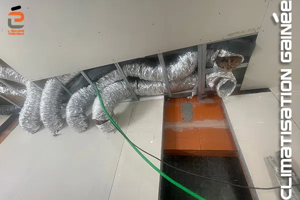 Distribution de flux de climatisation intégrée pour maison individuelle